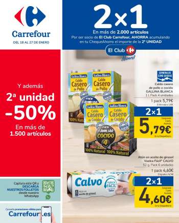 Folleto actual Carrefour - 18/01/22 - 27/01/22.