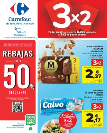 Folleto Carrefour - 3x2