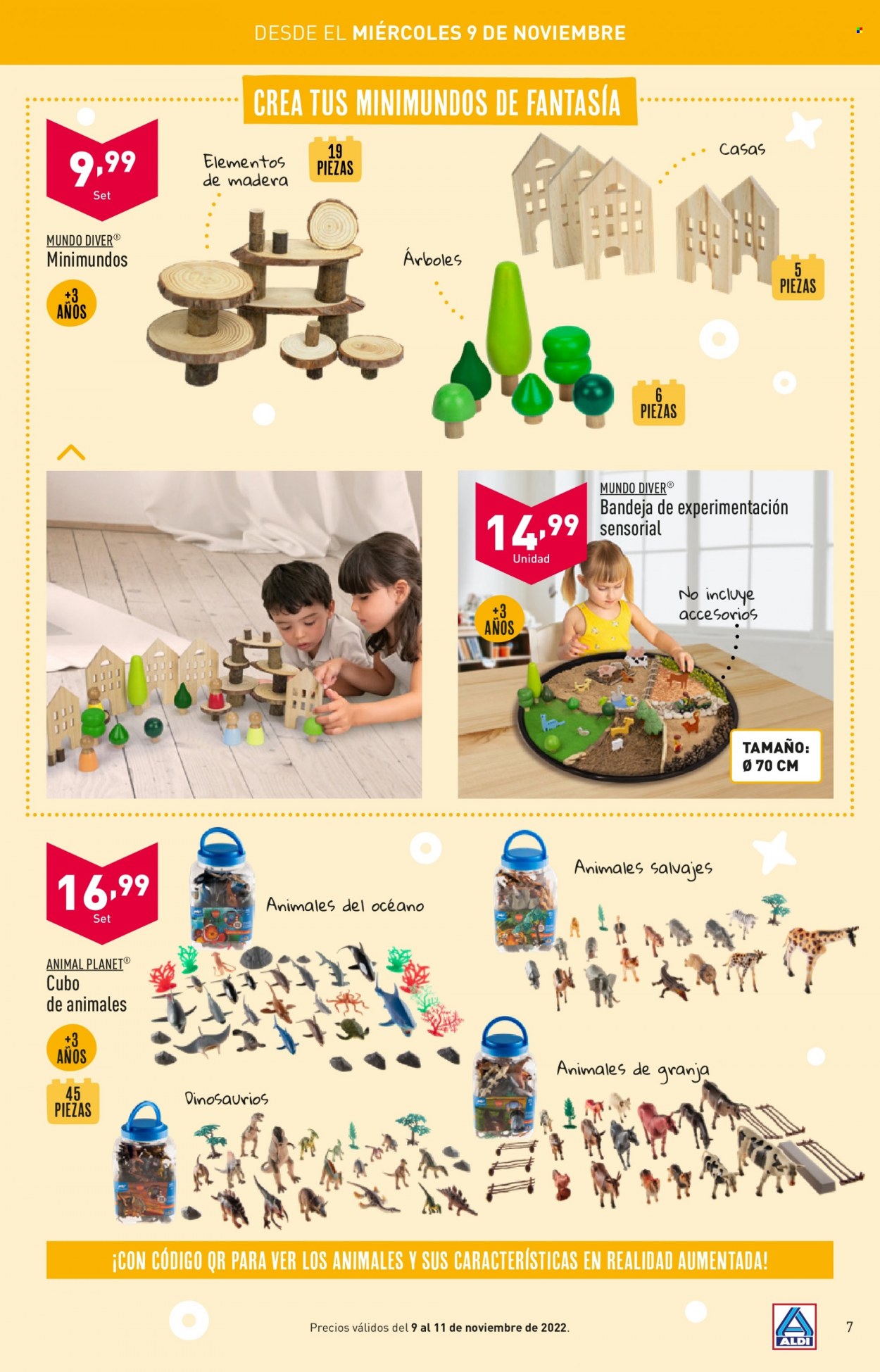 Folleto actual Aldi - Ventas - juguete, juguete de madera, centro de actividades, juguete educativo. Página 7.