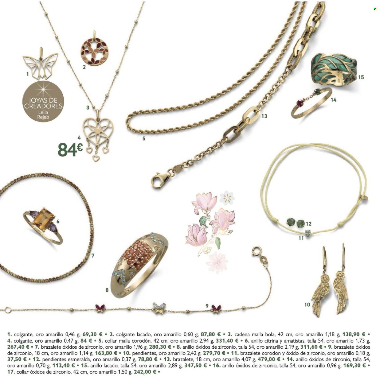thumbnail - Folleto actual E.Leclerc - 10/04/24 - 15/06/24 - Ventas - collar, anillo, cadena, joyas, pendientes. Página 10.