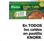 Knorr - En TODOS  los caldos en pastilla