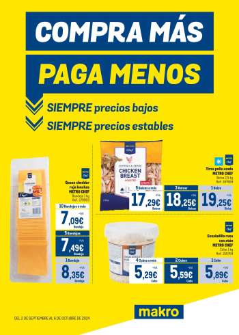 Folleto actual Makro - 02/09/24 - 30/09/24.