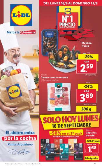 Folleto actual Lidl - 16/09/24 - 22/09/24.