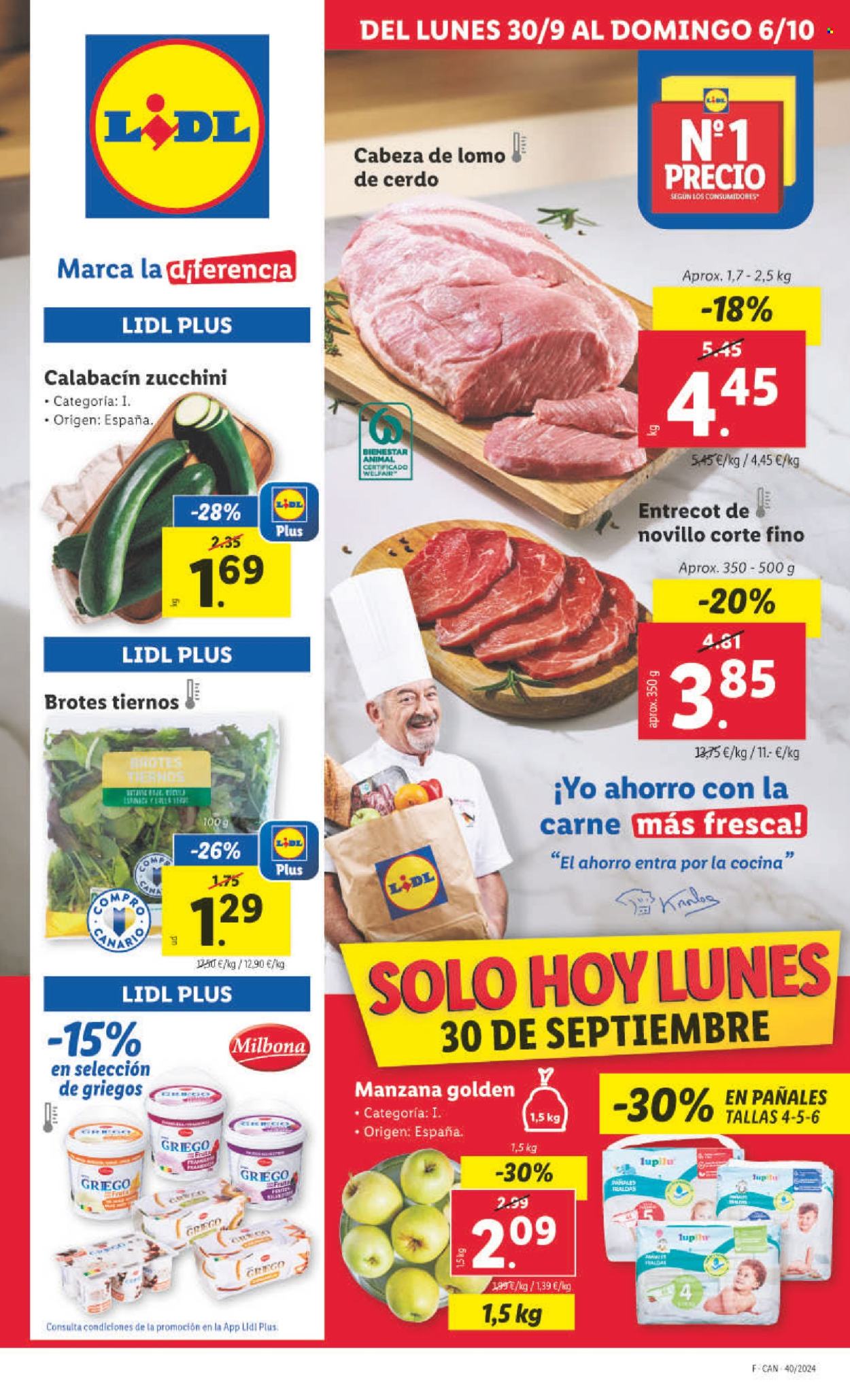 Folleto Lidl - 30/09/24 - 06/10/24. Página 1