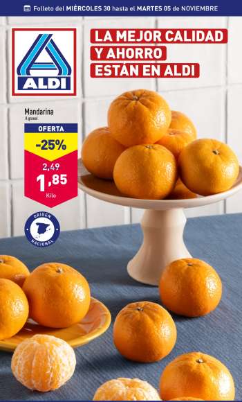 Folleto actual Aldi - 30/10/24 - 05/11/24.