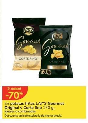 Lay's - En Patatas Fritas Gourmet Original Y Corte Fino