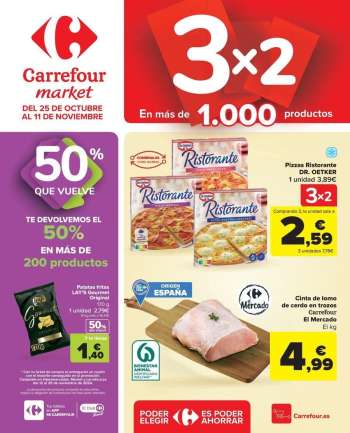 Folleto actual Carrefour - 25/10/24 - 11/11/24.