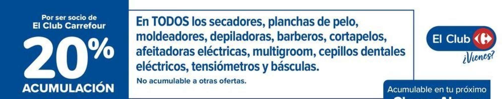 En Todos Los Secadores, Planchas De Pelo, Moldedores, Depiladoras, Barberos, Cortapelos, Afeidoras Electricos, Multigroom, Cepillos Dentales, Electricos , Tensiometros Y Basculas