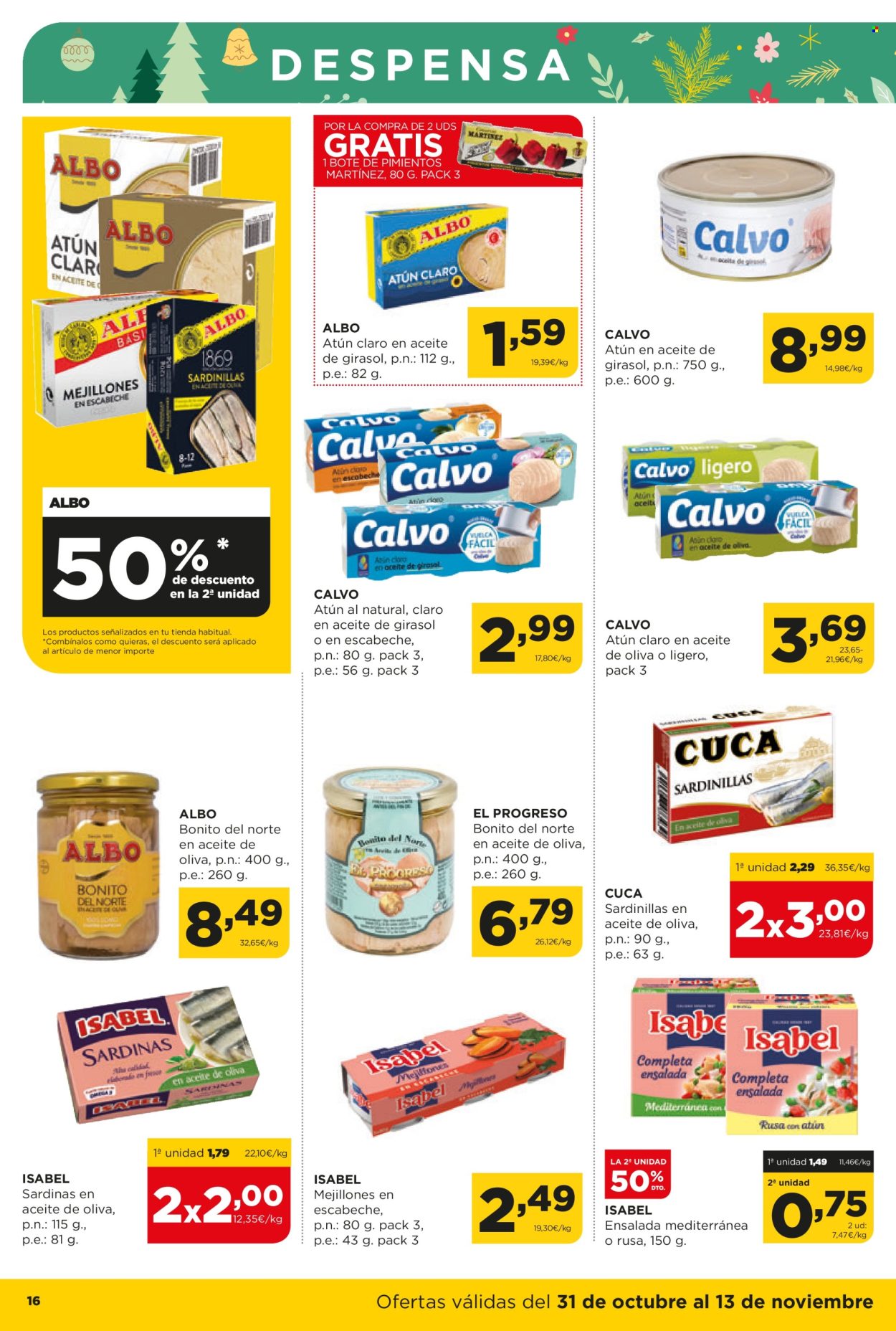 Folleto Alimerka - 31/10/24 - 13/11/24. Página 16