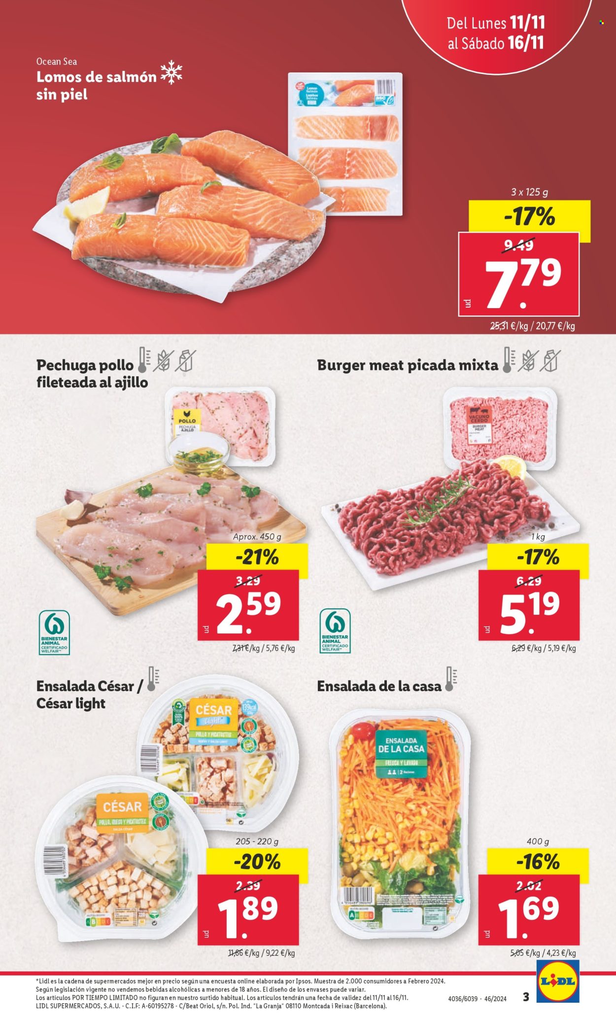 Folleto Lidl - 11/11/24 - 16/11/24. Página 1