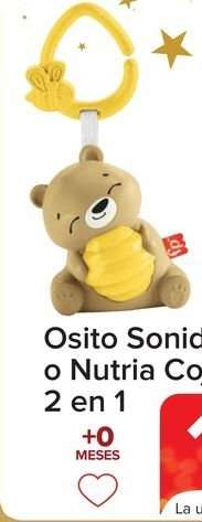 Fisher-Price - Osito Sonidos Relajantes O Nutria Cojin Balanceo 2 En 1