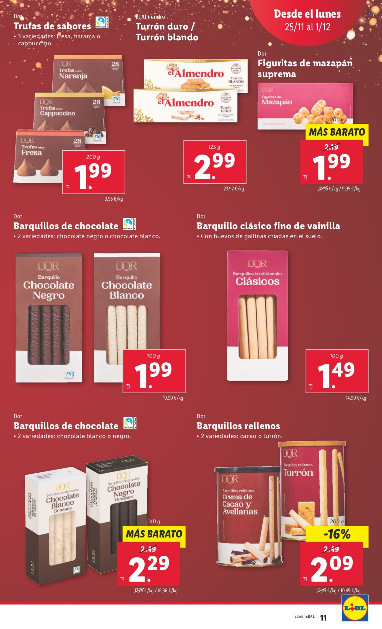 Folleto Lidl - 25/11/24 - 01/12/24. Página 1