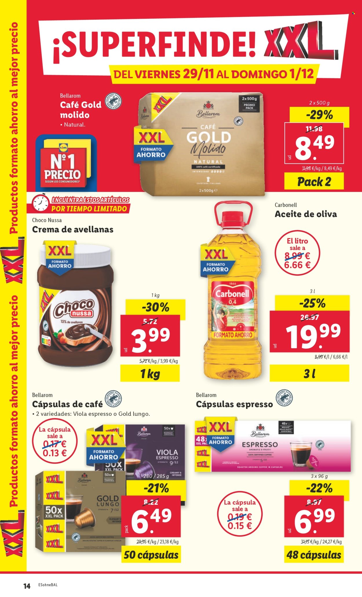 Folleto Lidl - 25/11/24 - 01/12/24. Página 1