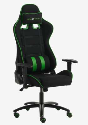 Silla gaming LAMDRUP negro/verde