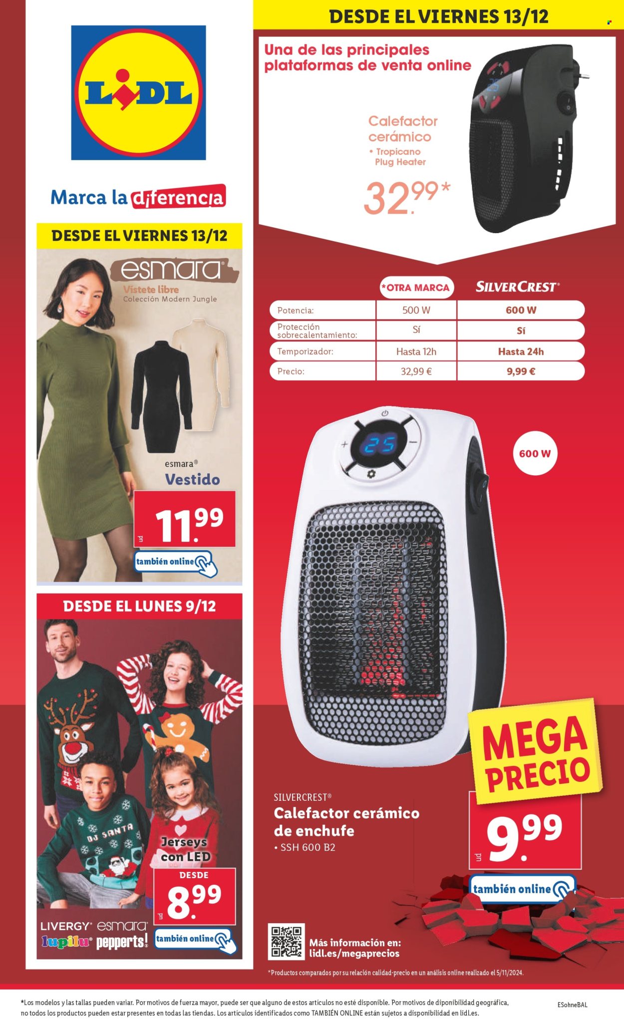 Folleto Lidl - 09/12/24 - 15/12/24. Página 1