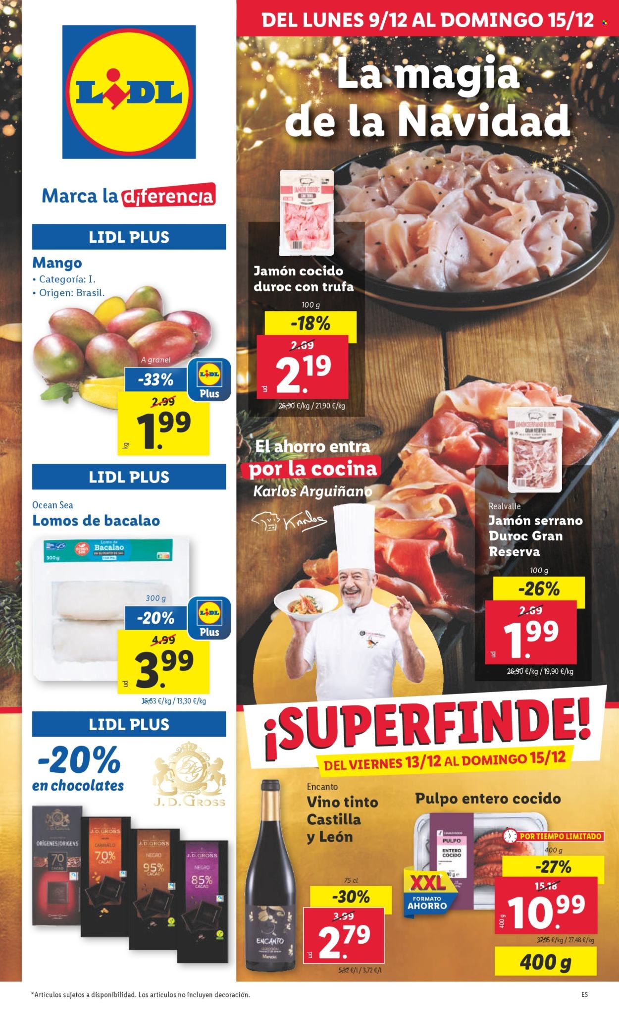 Folleto Lidl - 09/12/24 - 15/12/24. Página 1