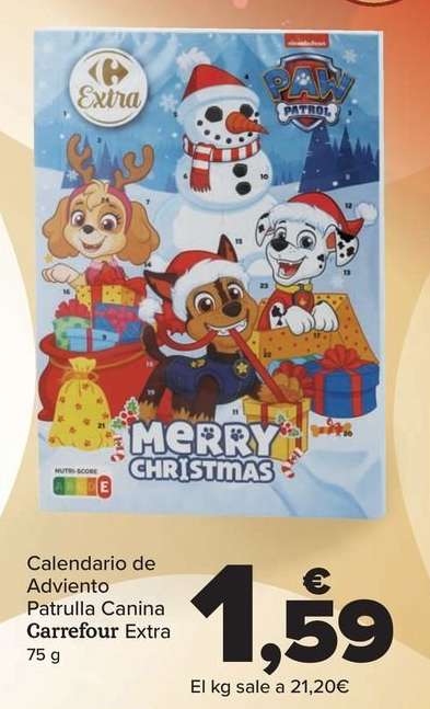 Carrefour Extra -  Calendario De Adviento Patrulla