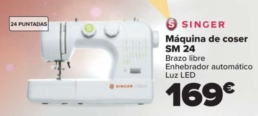 Singer - Máquina De Coser   Sm 24