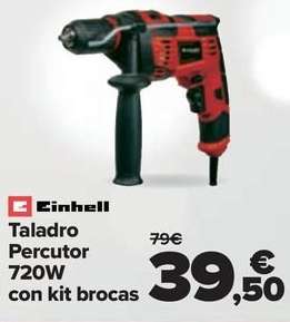 Einhell - Taladro Percutor 720W Con Kit Brocas