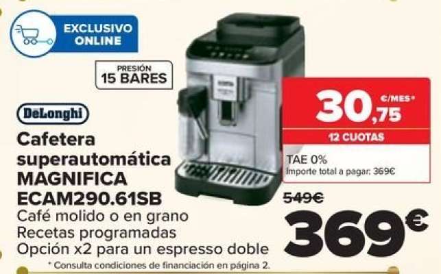 DeLonghi - Cafetera Superautomatica Ecam290.61sb