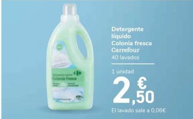 Carrefour - Detergente Líquido Colonia Fresca