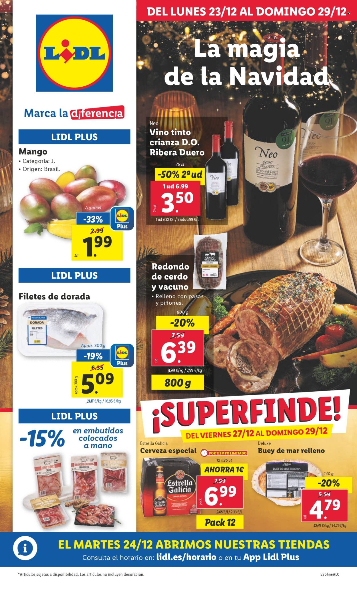 Folleto Lidl - 23/12/24 - 29/12/24. Página 1