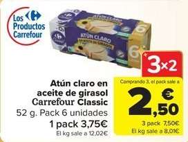 Carrefour - Atun Claro En Aceite De Girasol Classic