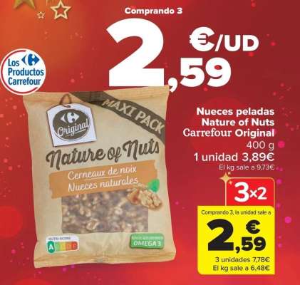 Carrefour - Nueces Peladas  Nature Of Nuts Original