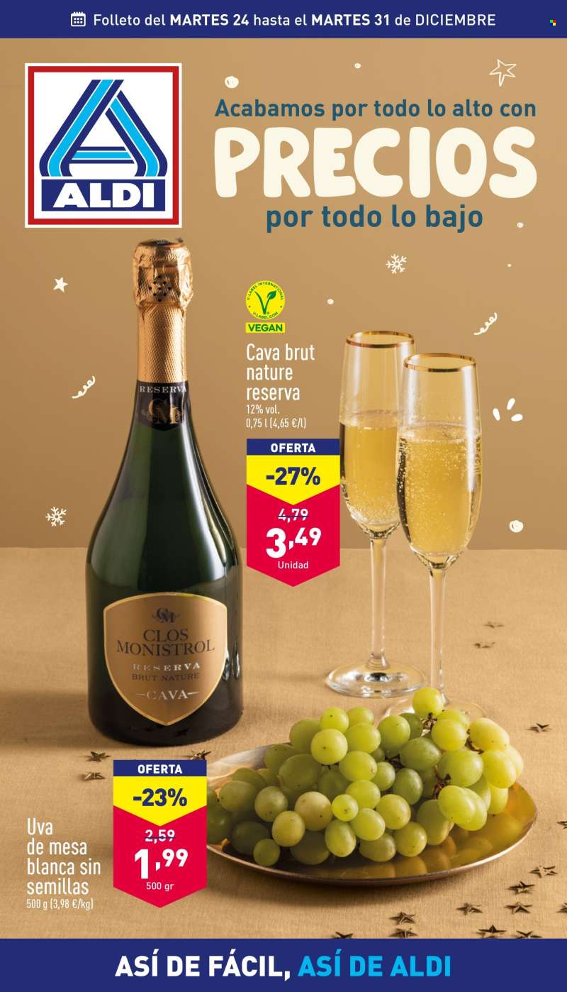 Folleto actual Aldi - 24/12/24 - 31/12/24.