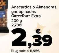 Carrefour - Anacardos O Almendras Garrapinadas Extra