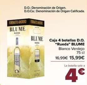 Blume - Caja 4 Botellas D.O. "Rueda"