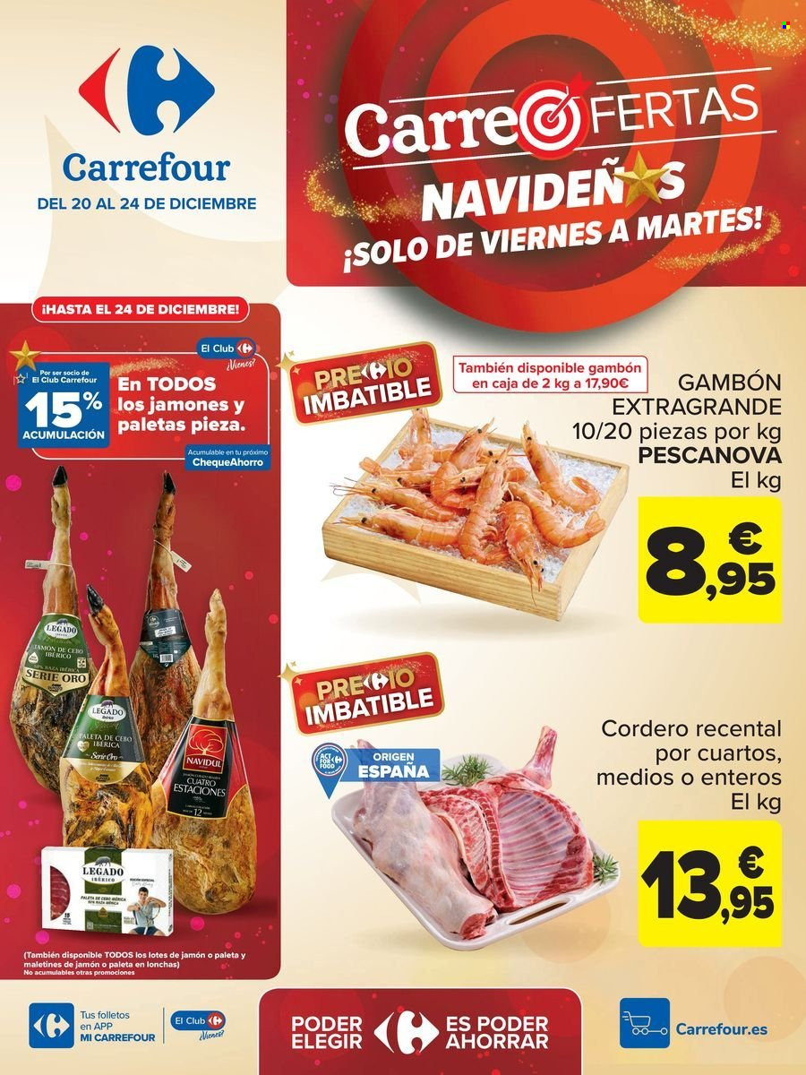 Folleto Carrefour - 20/12/24 - 24/12/24. Página 1