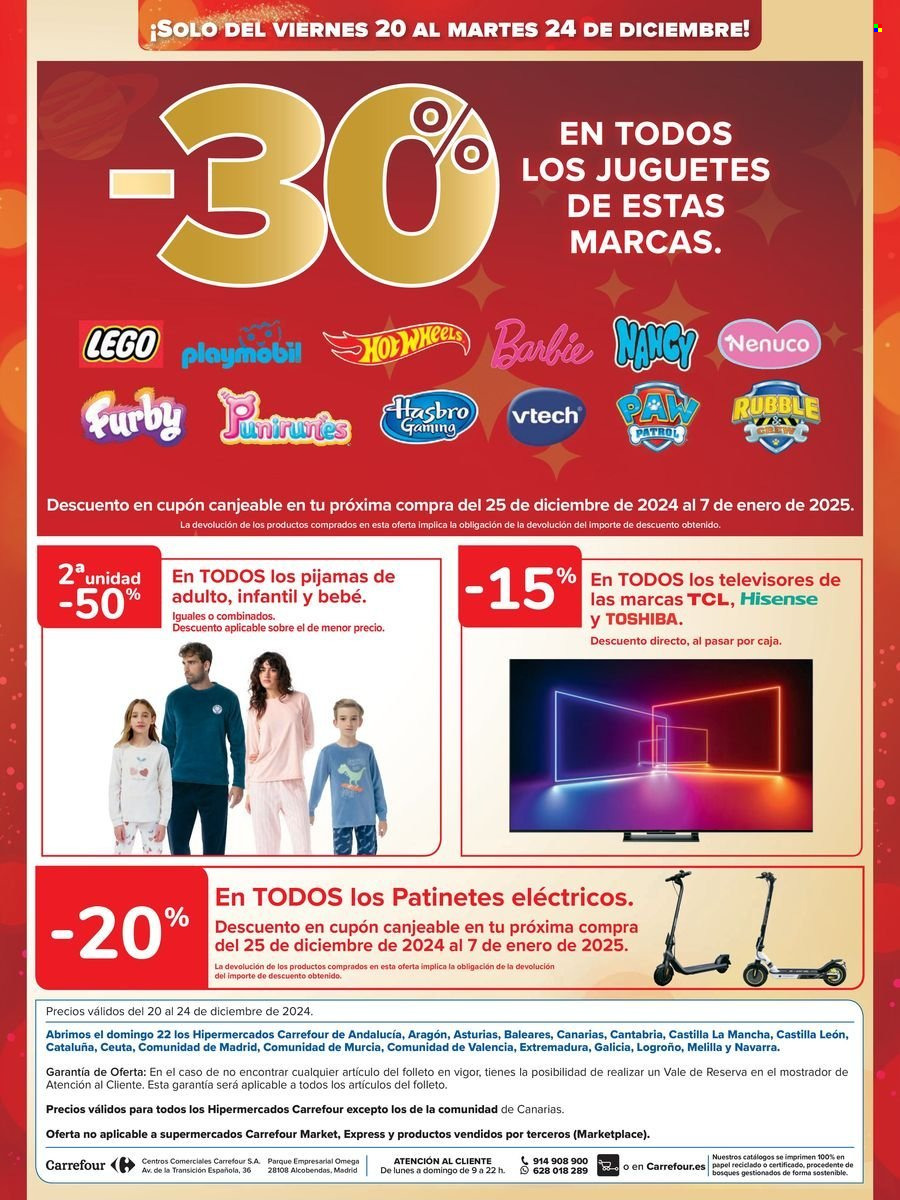 Folleto Carrefour - 20/12/24 - 24/12/24. Página 1