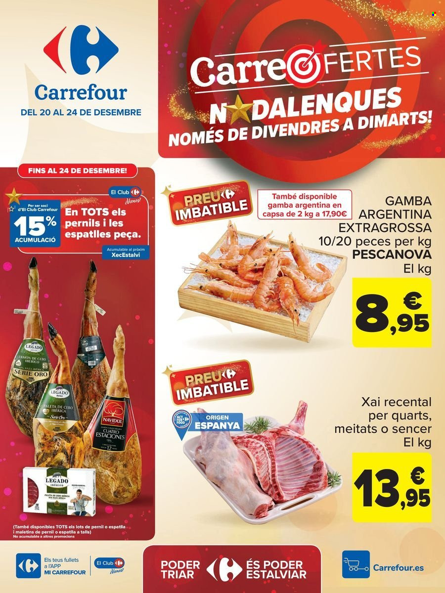 Folleto Carrefour - 20/12/24 - 24/12/24. Página 1