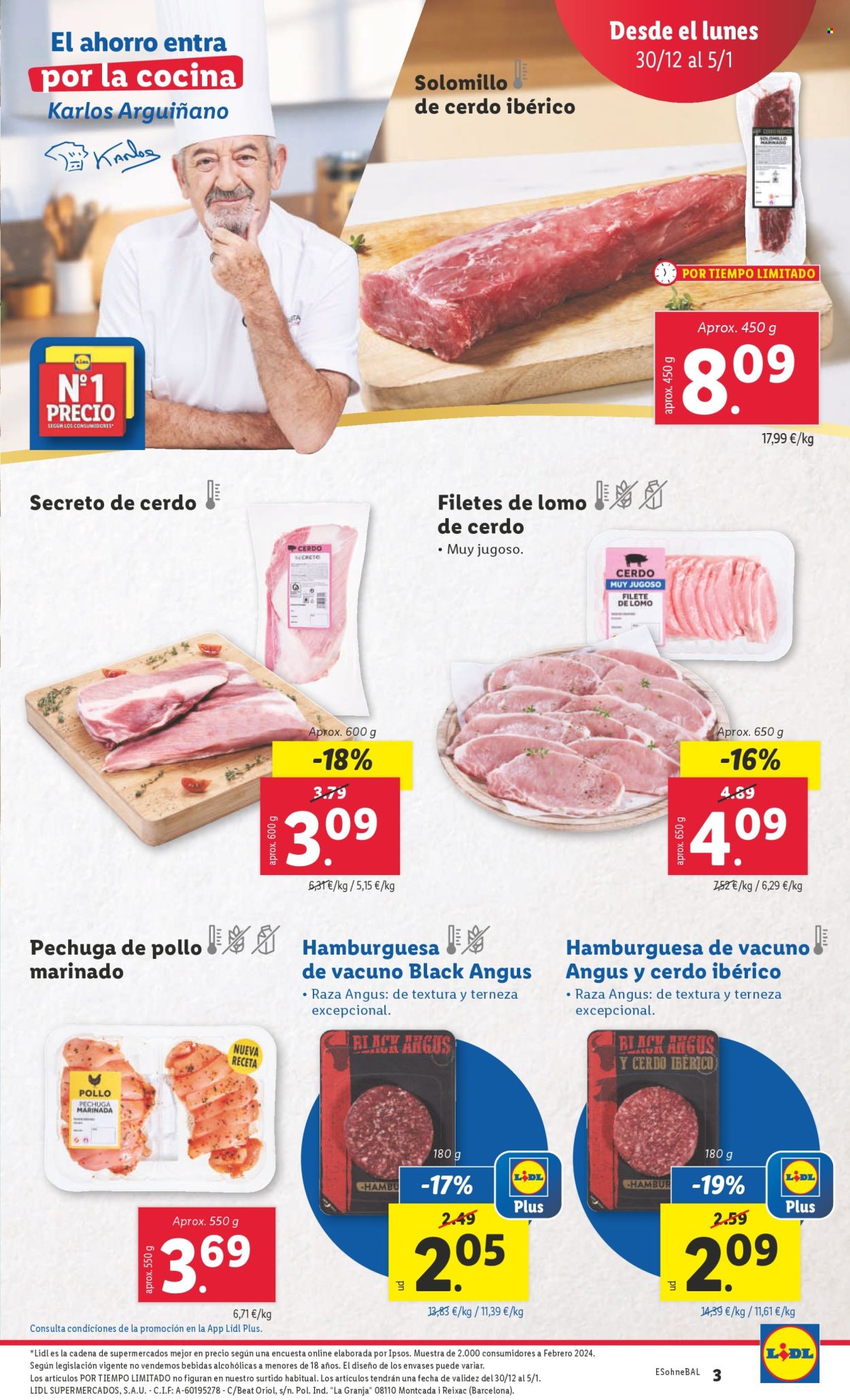 Folleto Lidl - 30/12/24 - 05/01/25. Página 1