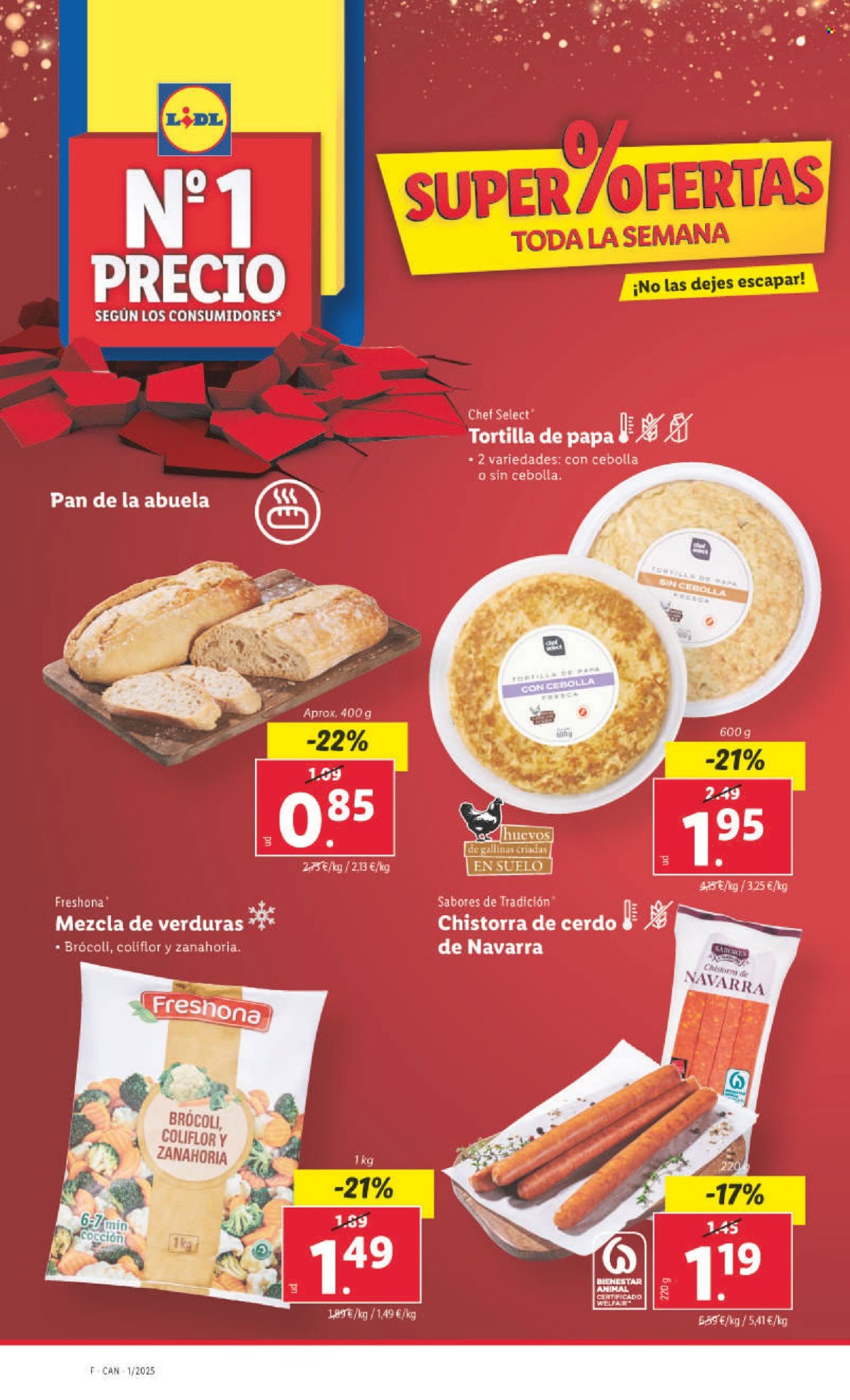 Folleto Lidl - 30/12/24 - 05/01/25. Página 1