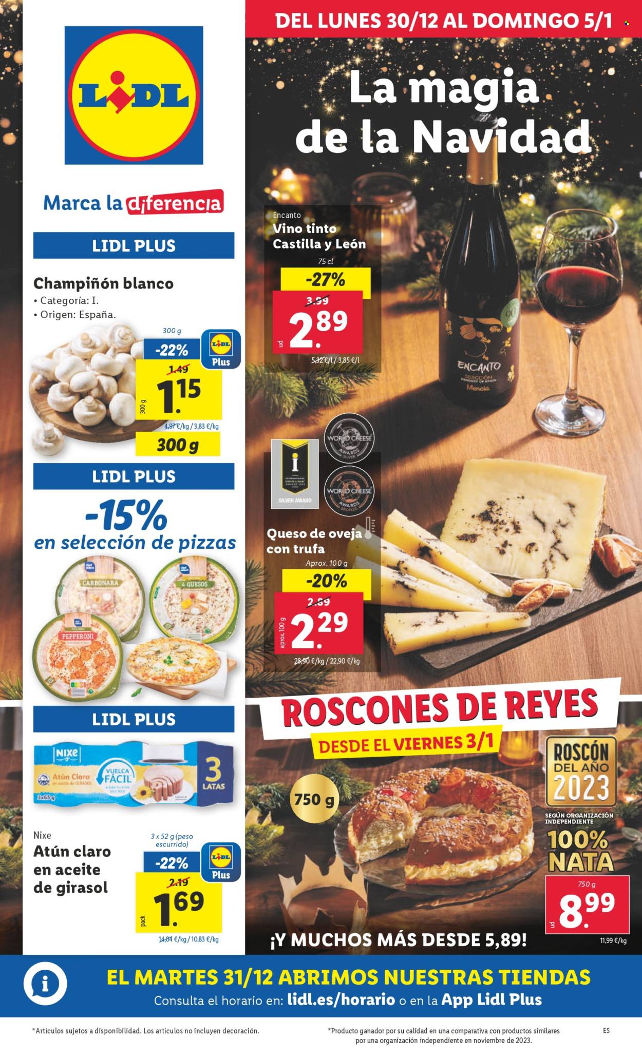 Folleto Lidl - 30/12/24 - 05/01/25. Página 1