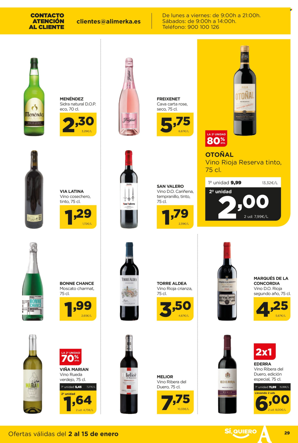 Folleto Alimerka - 02/01/25 - 15/01/25. Página 1