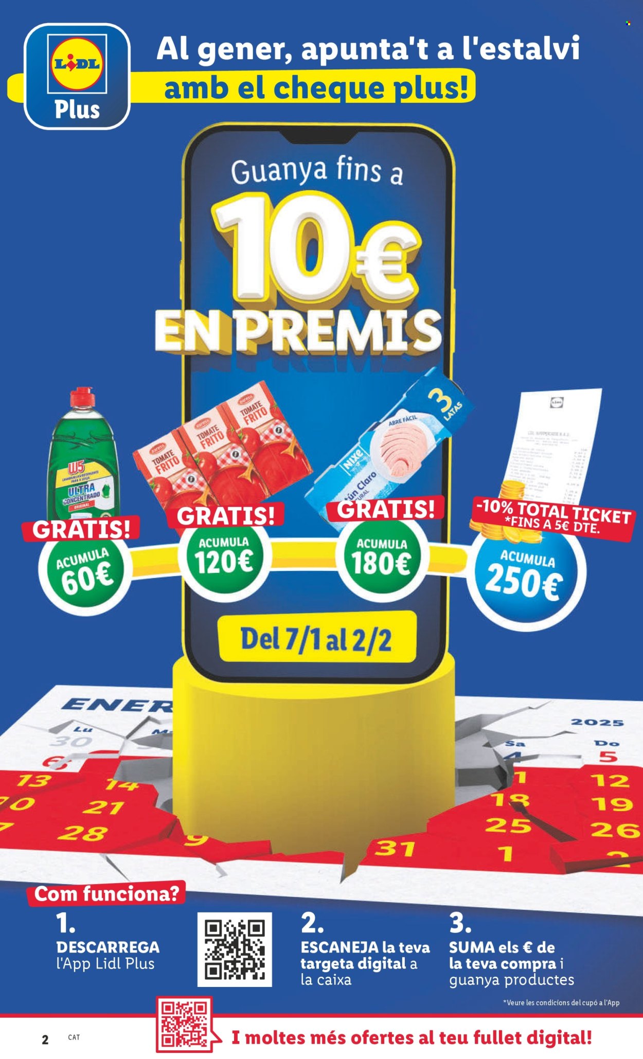 Folleto Lidl - 07/01/25 - 12/01/25. Página 1