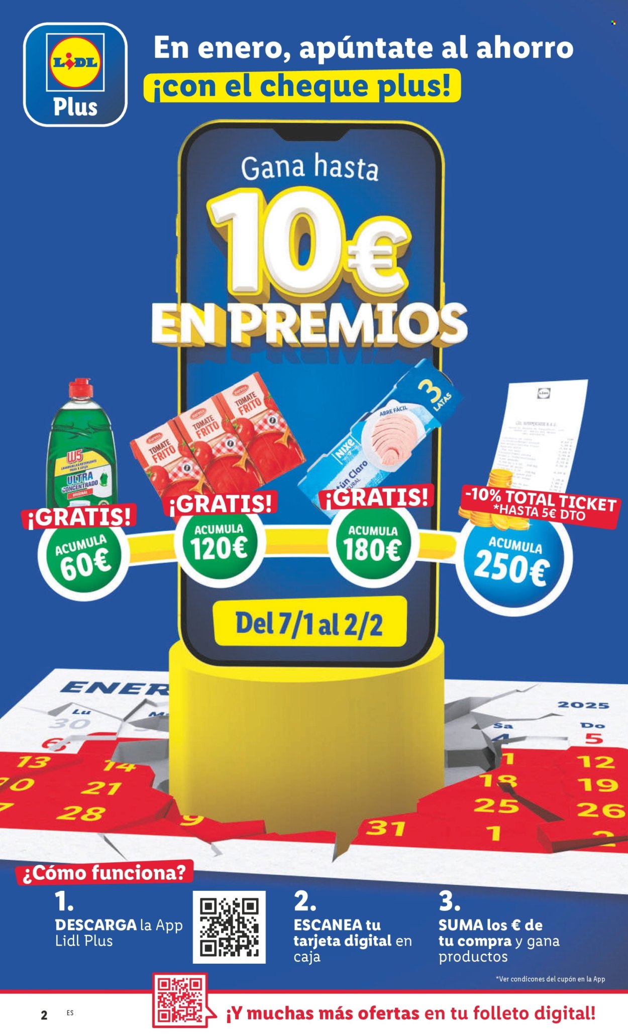 Folleto Lidl - 07/01/25 - 12/01/25. Página 1