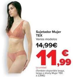 Tex - Sujetador Mujer