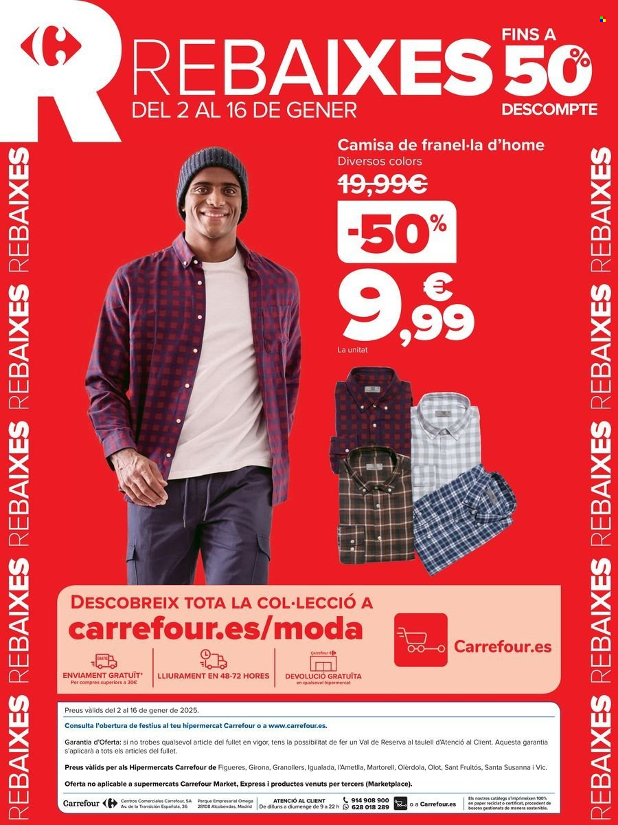 Folleto Carrefour - 02/01/25 - 16/01/25. Página 1