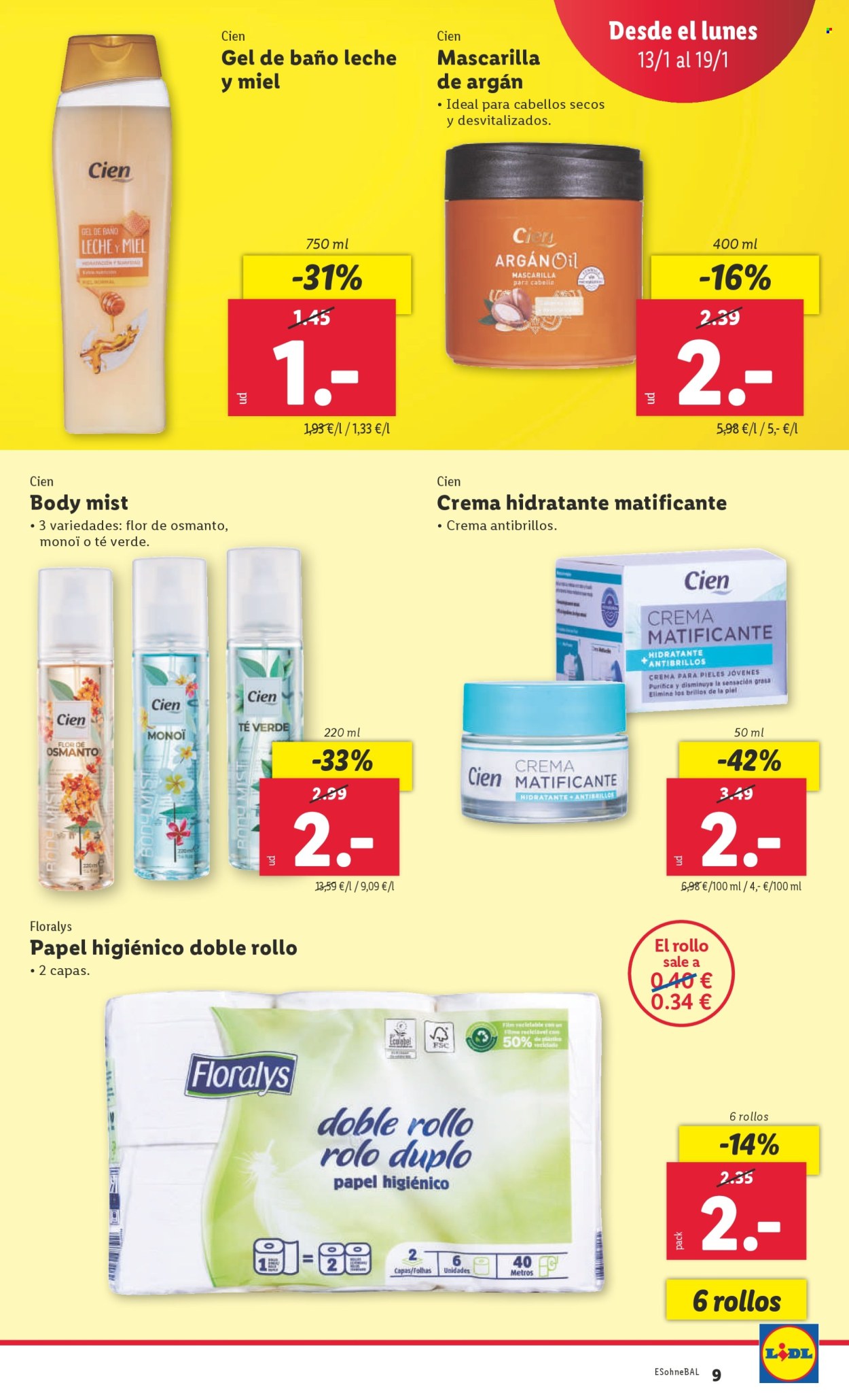 Folleto Lidl - 13/01/25 - 19/01/25. Página 1