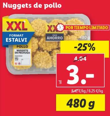 Nuggets de pollo