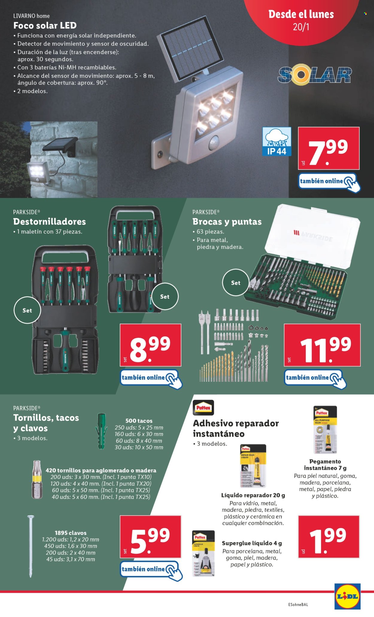 Folleto Lidl - 20/01/25 - 26/01/25. Página 1