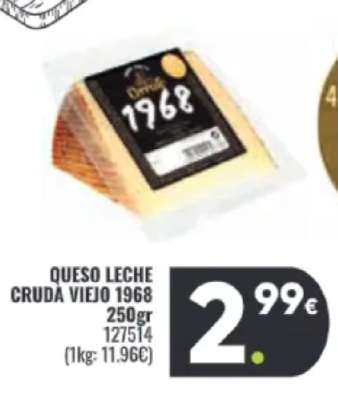 QUESO LECHE CRUDA VIEJO 1968