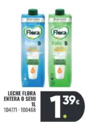 LECHE FLORA ENTERA O SEMI