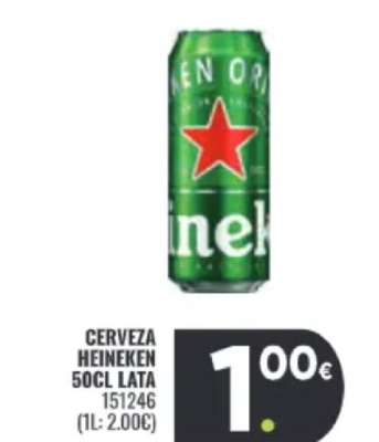 CERVEZA HEINEKEN 50CL LATA