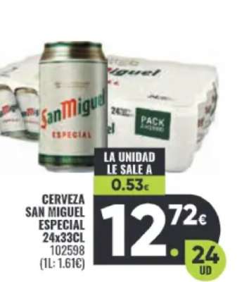 Cerveza San Miguel Especial 24x33cl