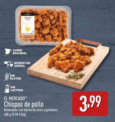 EL MERCADO Chispas de pollo